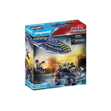 Конструктор Погоня за амфибией на парашюте Playmobil 70781