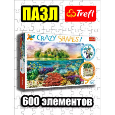Пазл для детей 7 8 лет взрослого 600 элемент Тропический рай