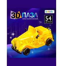 Пазл 3D Ретро-автомобиль, 54 детали, цвет белый
