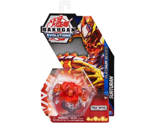Игрушка трансформер Бакуган Evolutions Platinum Surturan