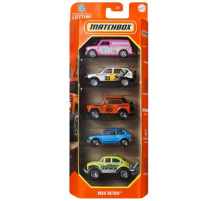 Набор машинок Matchbox 5 шт MBX Retro C1817