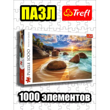 Пазлы для детей и взрослого 1000 элементов Пляж Самудра