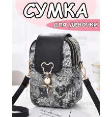 Сумка для девочки подростка на плечо кросс боди