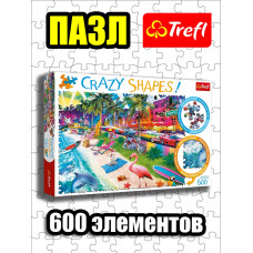 Пазлы для детей 7 8 лет и взрослого 600 элементов Майами