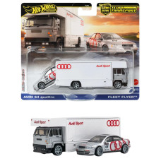 Набор Хот Вилс Premium Audi S4 и Fleet Flyer FLF56 JBM30