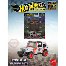 Машинка Хот Вилс Премиум Jeep Wrangler Sahara HXD63 JBL59
