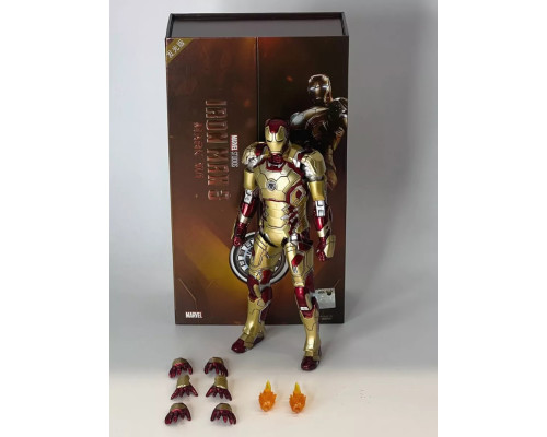 Фигурка Железный человек Марвел ZD Toys 1907-42 Mark 42 свет