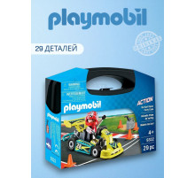Набор Гоночный картинг в футляре Playmobil 9322