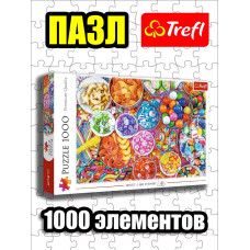 Пазлы для детей и взрослого 1000 элементов Вкусные сладости
