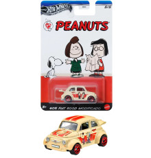 Машинка Хот Вилс Peanuts 60S Fiat 500D GDG83 JCB85