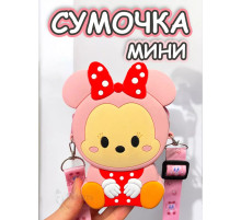Сумка кошелек на плечо сумочка маленькая силиконовая