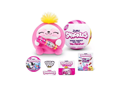 Игрушка фигурка сюрприз Шар яйцо Snackles Зуру 77453