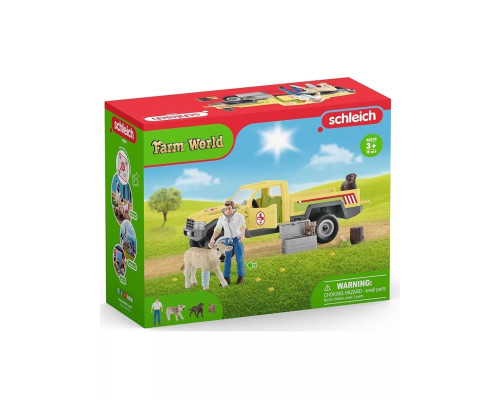 Набор Мобильная ветеринарная станция Schleich 42503