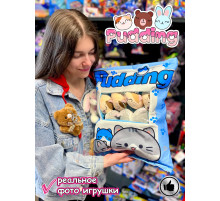 Мягкая игрушка подушка Pudding Пудинг 8 котиков пушин