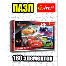 Пазлы для детей 160 элементов Победная гонка