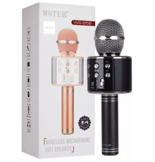 Караоке микрофон Wster WS-858 черный