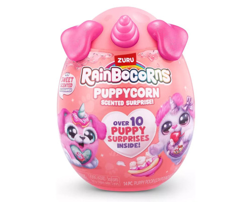 Мягкая игрушка сюрприз яйцо Зуру Rainbocorns Puppycorn