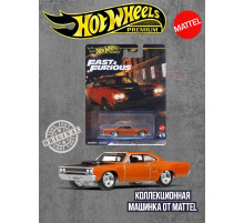 Машинка Хот Вилс Премиум 1970 Custom Plymouth HNW46 JBL87