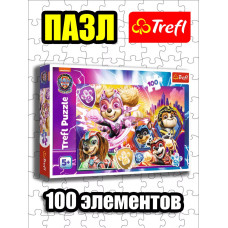 Пазлы для детей 4 5 6 лет 100 элементов Щенячий патруль