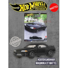 Машинка Хот Вилс Премиум 1989 Nissan Skyline GTR HNW46 JBL97