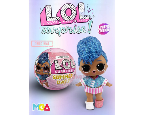 Кукла Лол Сюрприз в шаре Lol Summer DayZ маленькая оригинал