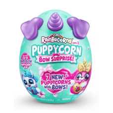 Мягкая игрушка сюрприз яйцо Rainbocorns Puppycorn Bow