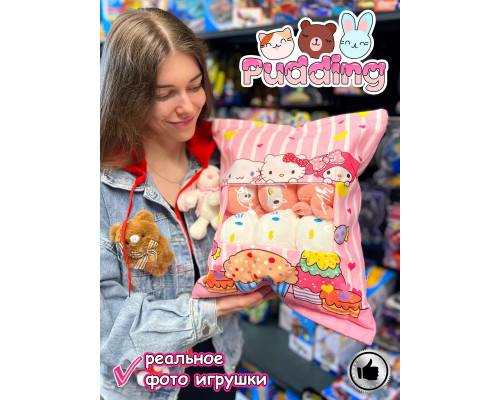 Мягкая игрушка подушка Pudding Пудинг 6 шт Хеллоу Китти