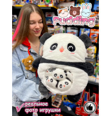 Мягкая игрушка подушка Pudding Пудинг Панда 6 шт
