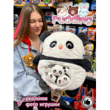 Мягкая игрушка подушка Pudding Пудинг Панда 6 шт