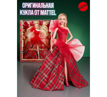 Кукла Барби коллекционная Лукс Looks 2024 Holiday HRM61