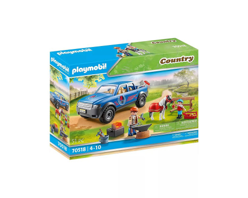Набор Мобильный кузнец на джипе Playmobil 70518