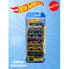 Набор из 5 машинок Хот Вилс Car Meet HLY78