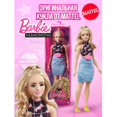 Кукла Барби игра с модой Fashionistas Блондинка пышная HJT01