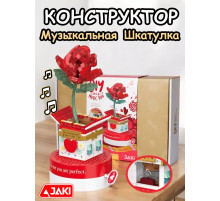 Конструктор 3Д Музыкальная шкатулка 3D Цветы Букет