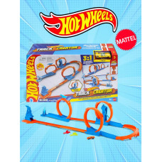 Автотрек Хот Вилс Тройная петля Track Creator JDW39