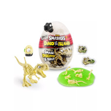 Игрушка сюрприз яйцо Smashers Dino Island Нано динозавр
