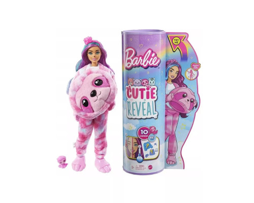 Кукла Барби Cutie Reveal Ленивец HJL59