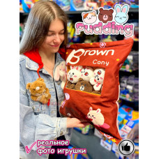 Мягкая игрушка подушка Pudding Пудинг 8 шт зайки и мишки