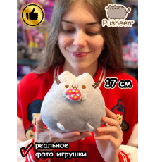 Мягкая игрушка Пушин Кот Кэт плюшевый котик с пончиком