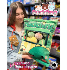 Мягкая игрушка подушка Pudding Пудинг 8 динозавр