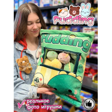 Мягкая игрушка подушка Pudding Пудинг 8 динозавр