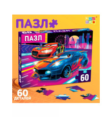 Пазл Крутые гонки, 60 элементов