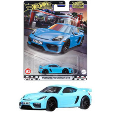 Машинка Хот Вилс Премиум Porsche 718 Cayman GT4 GJT68 HRT71
