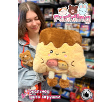 Мягкая игрушка подушка Pudding Пудинг Эскимо Шоколадное 4 шт