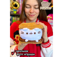Мягкая игрушка Пушин Кот Кэт плюшевый котик сэндвич бисквит