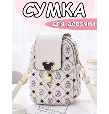 Сумка для девочки подростка на плечо кросс боди