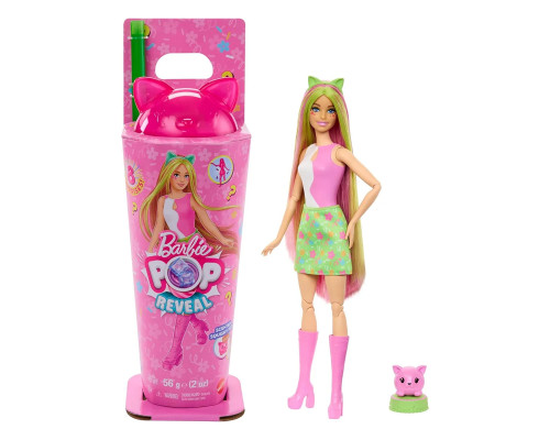 Кукла Барби Pop Reveal Shakes Series Образ котенка JCN88
