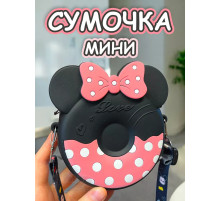 Сумка кошелек на через плечо сумочка маленькая силиконовая