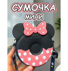 Сумка кошелек на через плечо сумочка маленькая силиконовая