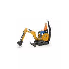 Мини экскаватор JCB 8010 CTS и рабочий Bruder 62002